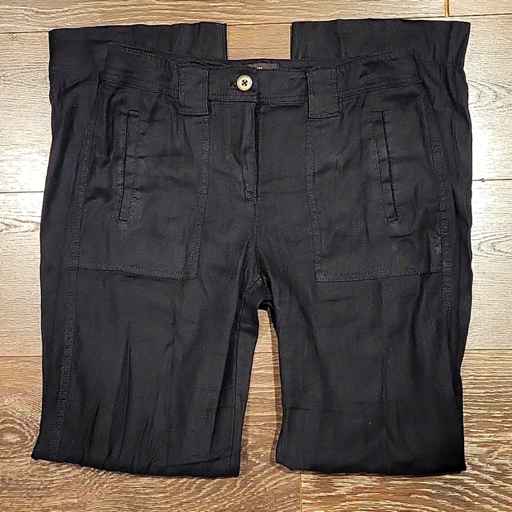 ❤️ WHITE HOUSE BLACK MARKET WHBM LINEN BLEND TROUSERS/PANTS, 2 (26)